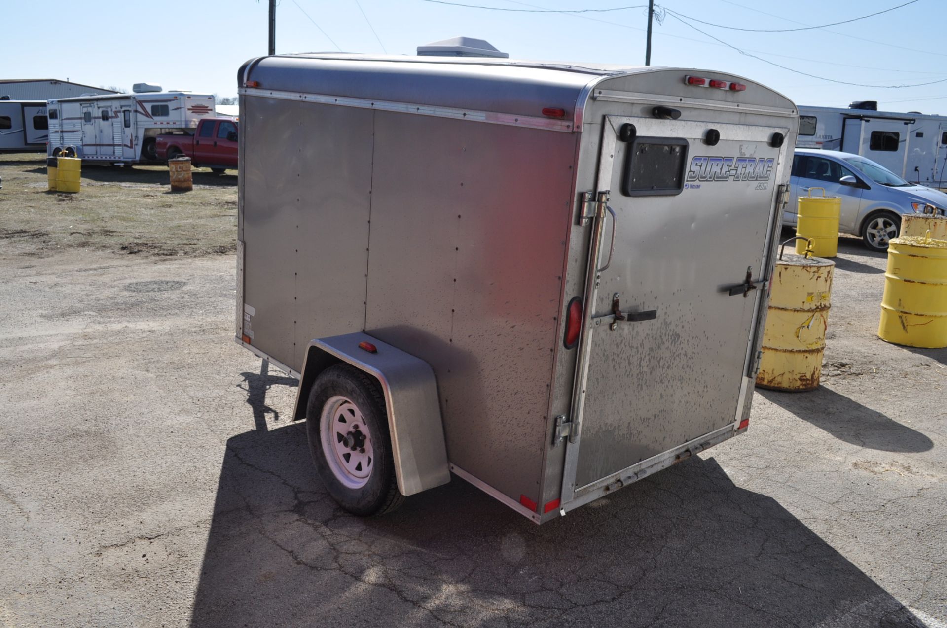 2010 Sure-Trac cargo trailer, 8’x4.5’, bumper pull, single axle, drop gate - Image 3 of 11