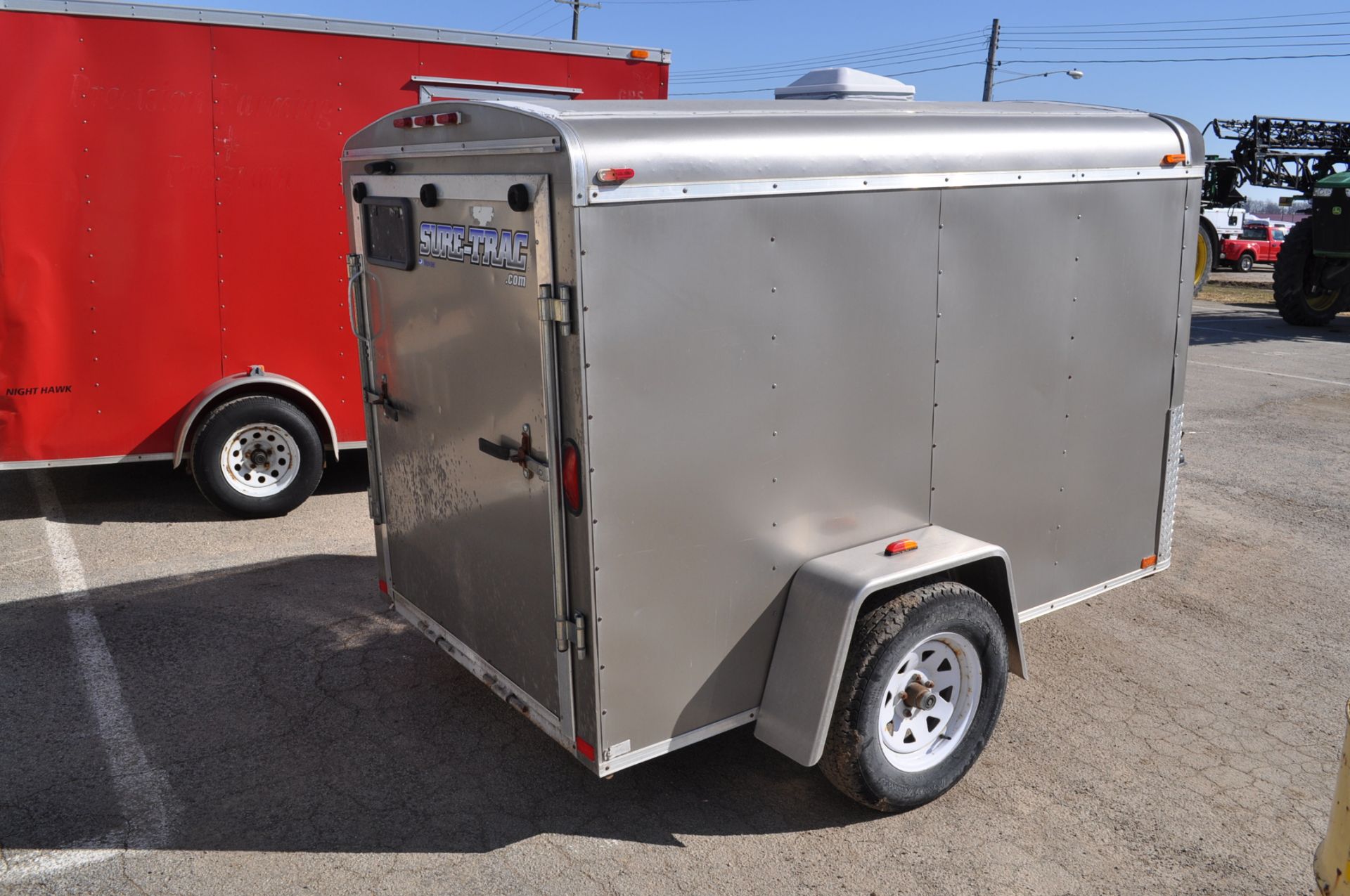 2010 Sure-Trac cargo trailer, 8’x4.5’, bumper pull, single axle, drop gate - Image 4 of 11