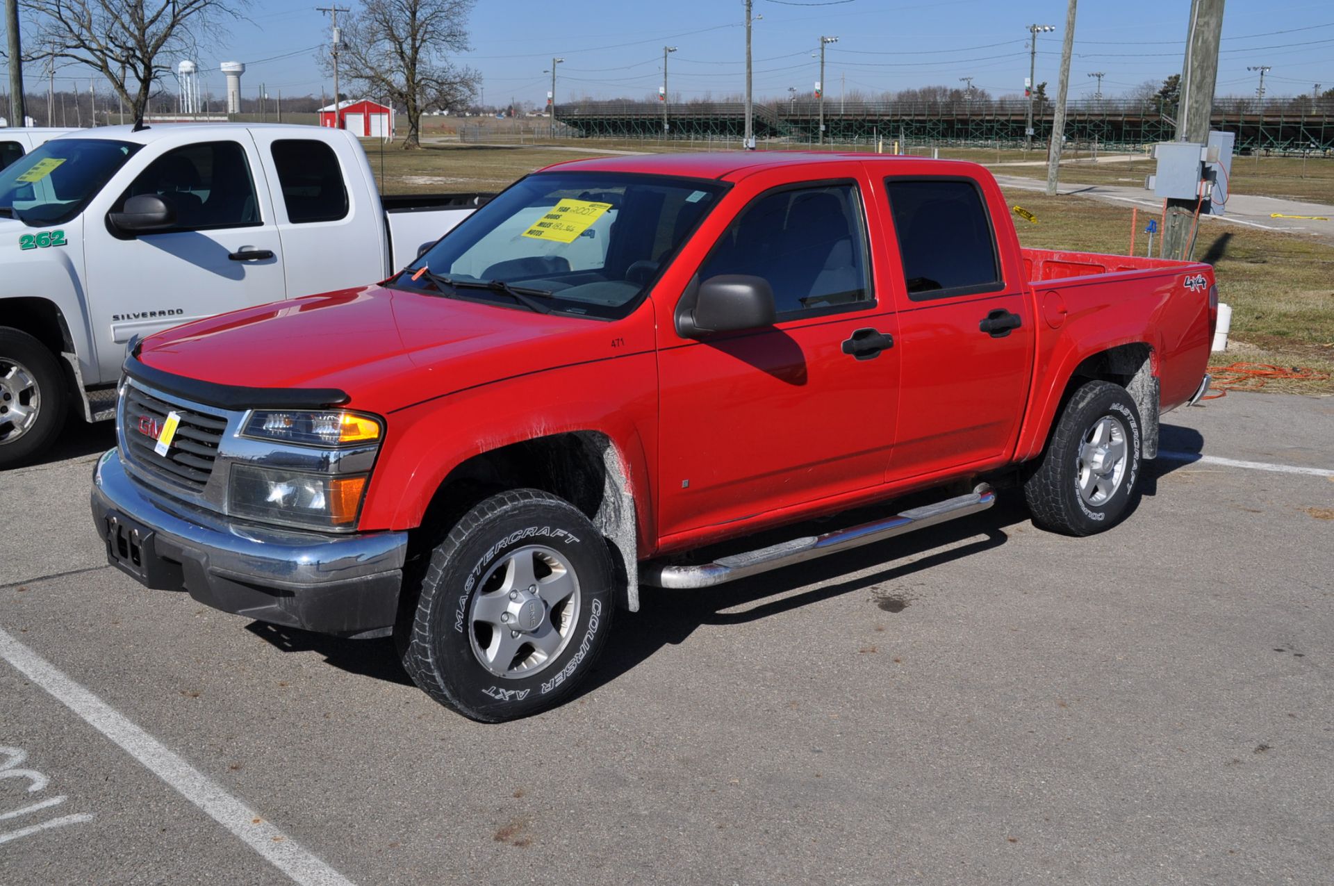 2007 GMC Canyon, crew cab, 4x4, Vortec 3.7 L, auto trans., 181,366 mi, VIN 1GTDT13E478157791