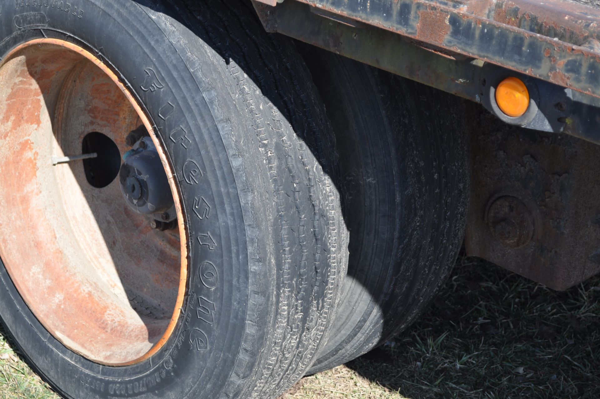 1998 48’ Fontaine drop-deck trailer, 10’ neck, 38’ drop, 10’ spread axles - Image 10 of 11