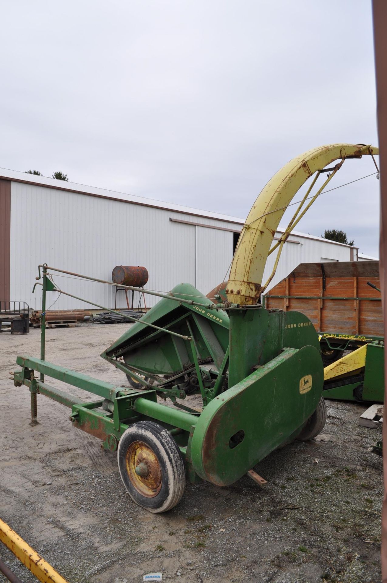 John Deere pull type #12-R forage harvester, 1 row corn head, 540 PTO, SN 42471, Low Acres - Image 3 of 8