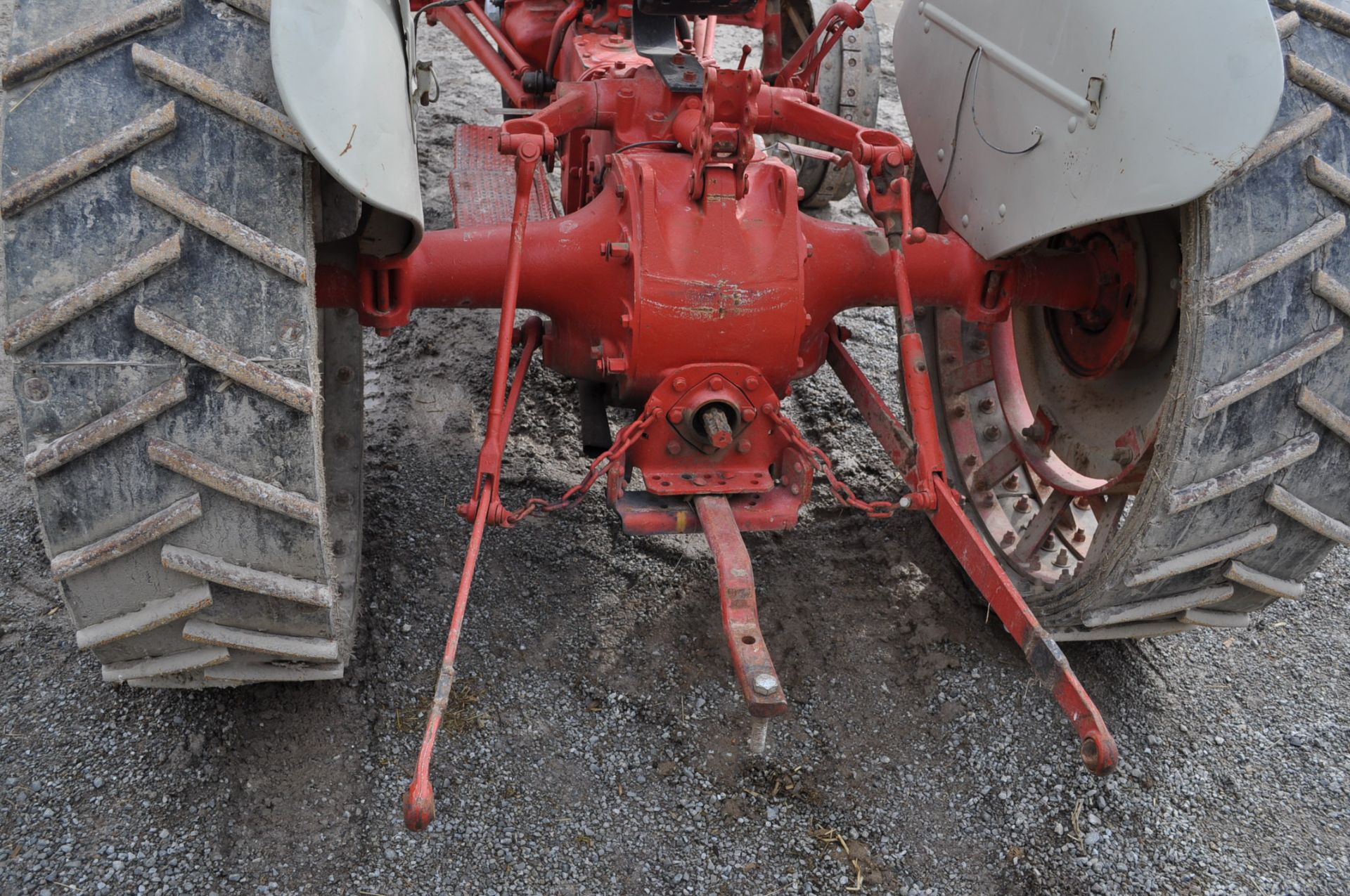 Ford Jubillee tractor, gas, 3 pt, PTO, on steel wheels, front tires and wheels, rear rims only - Image 11 of 14