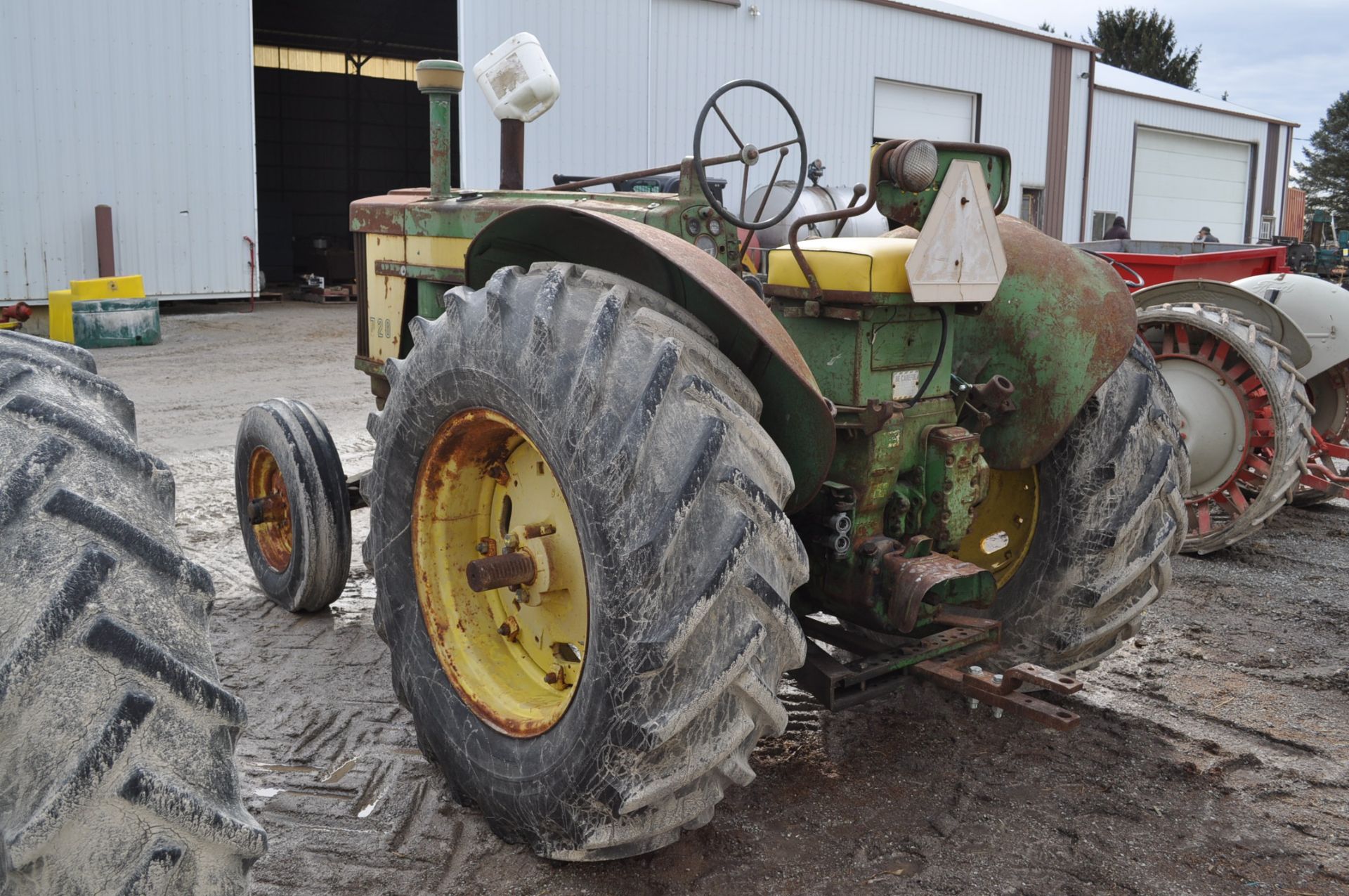 John Deere 720 standard, diesel, 18.4-30 rear, 7.50-18 front, wide front, power steering - Image 4 of 14