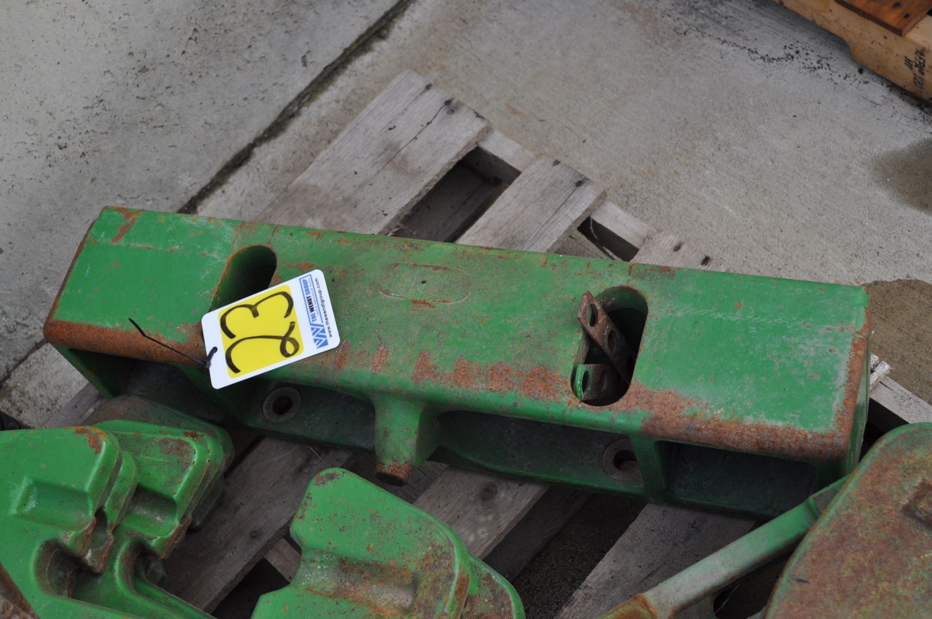 John Deere front weight bracket