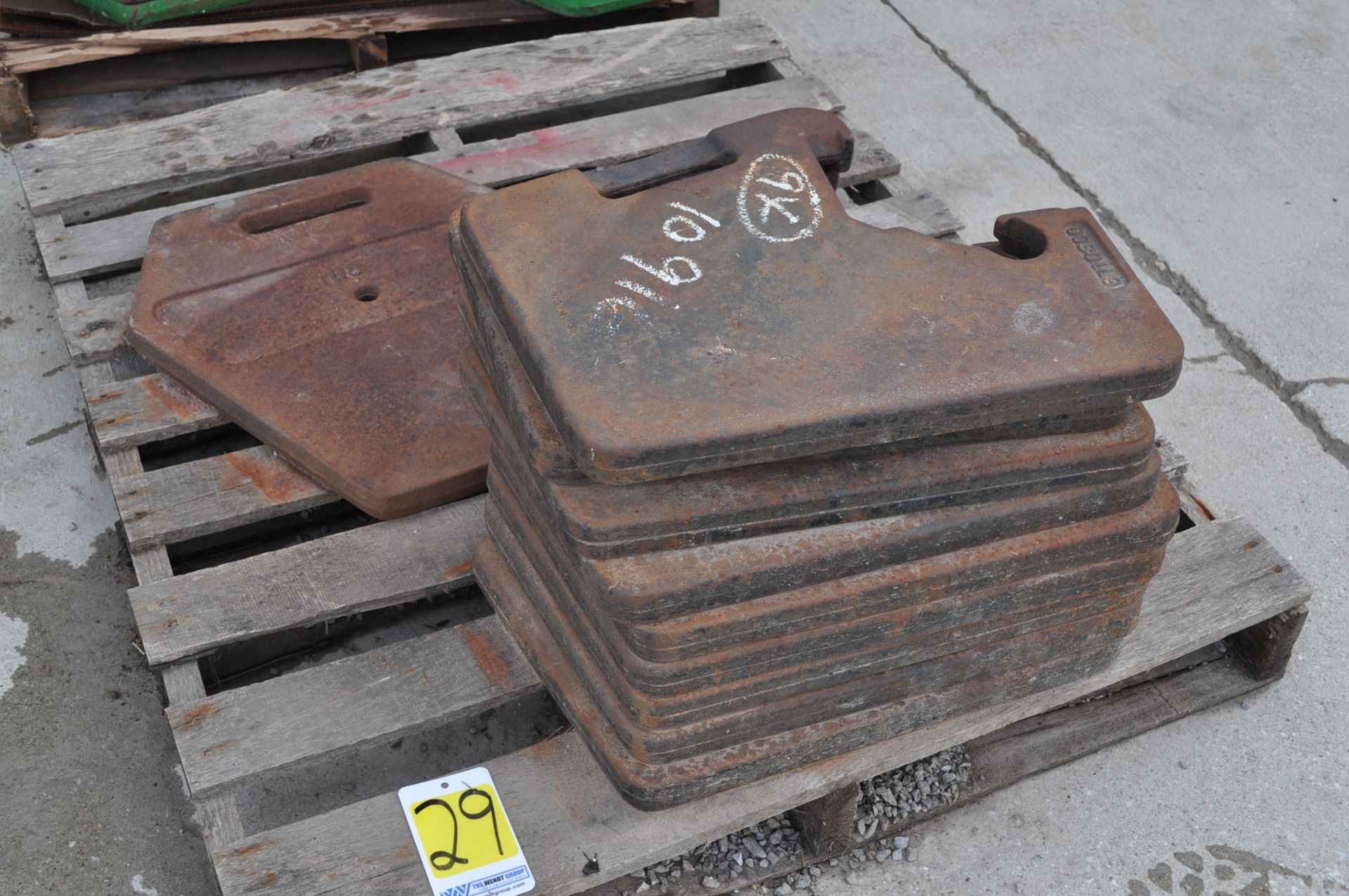 10 front tractor weights