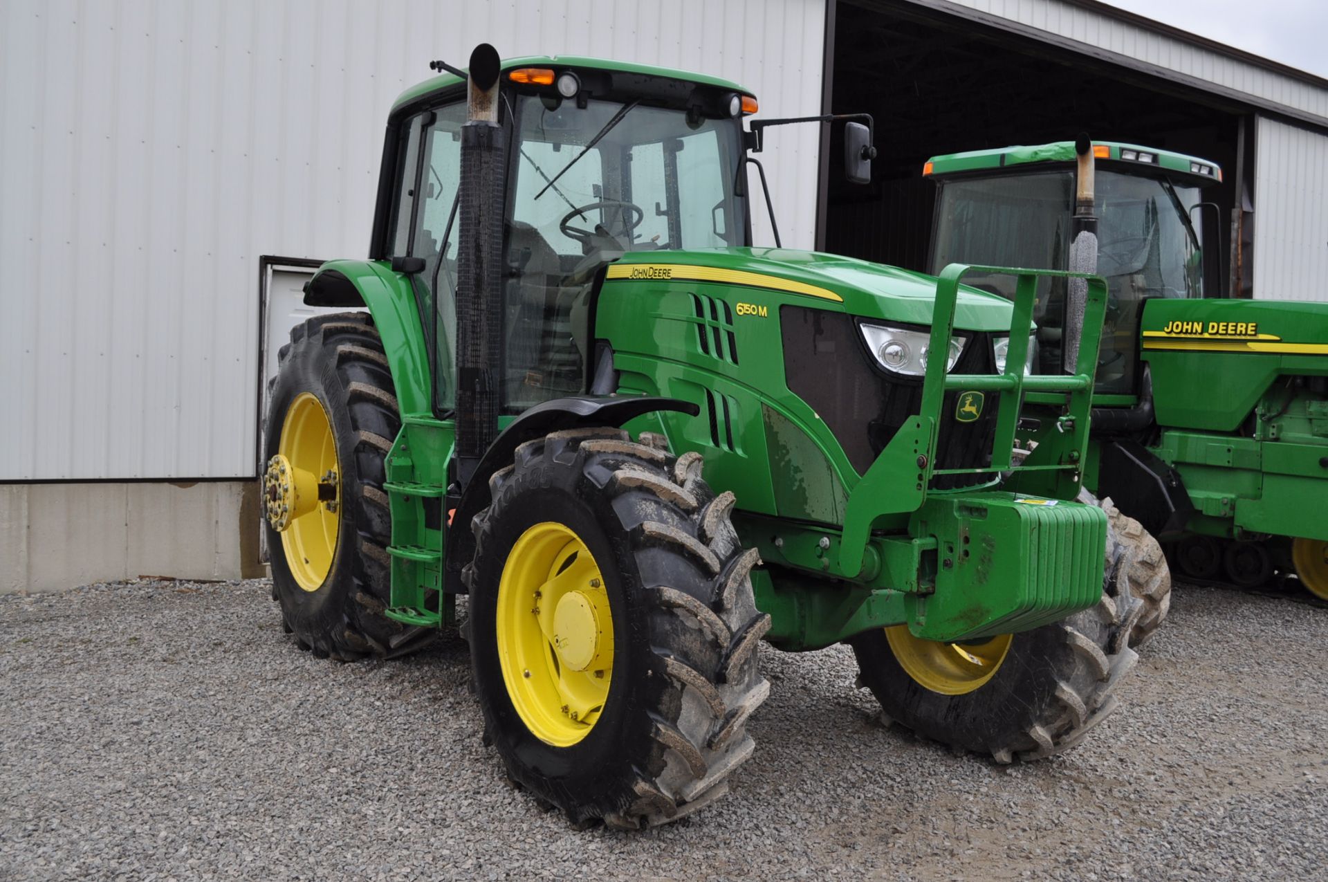 John Deere 6150M tractor, MFWD, C/H/A, 620/85 R 38 rear, 420/85 R 28 front, front fenders, - Image 2 of 20