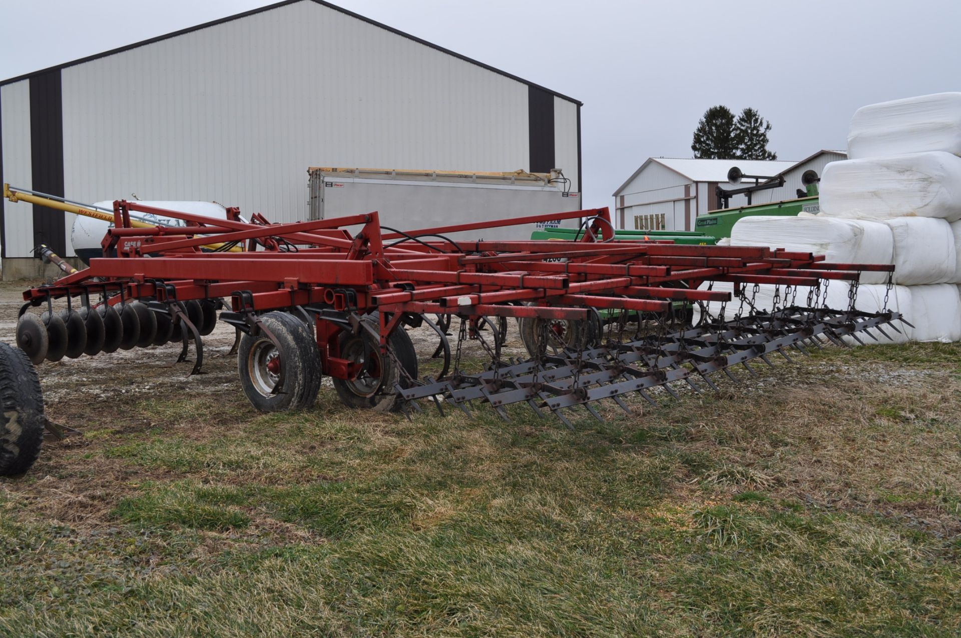 15’ Case IH 4200 mulch finisher, front disc, 5 bar harrow, rear hitch, SN JAG0690325 - Image 4 of 12