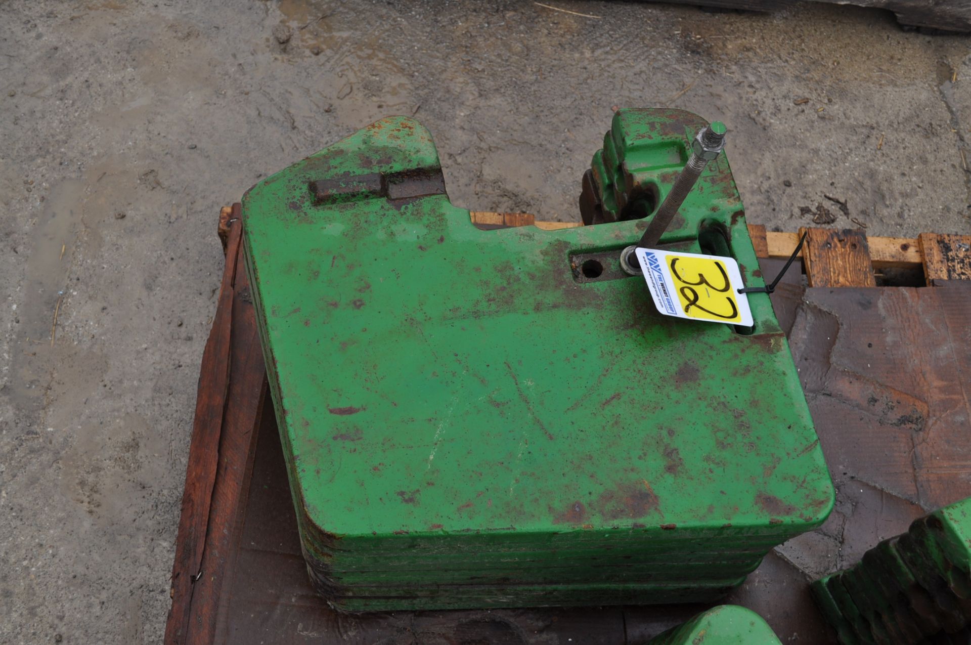 9 front weights for John Deere tractor - Image 2 of 2