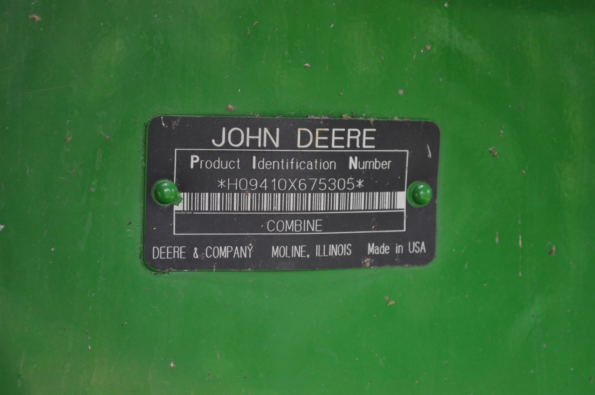 John Deere 9410 Maximizer combine, chopper, 2WD, 24.5-32 drive tires, 14.9-24 rear, 2499 engine - Image 16 of 32