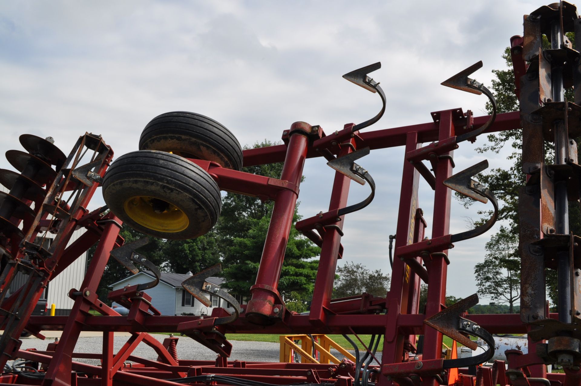 17’ Sunflower 6220 field finisher, single hyd, fold front basket, rear chopper, 3-bar drag, SN - Image 15 of 17