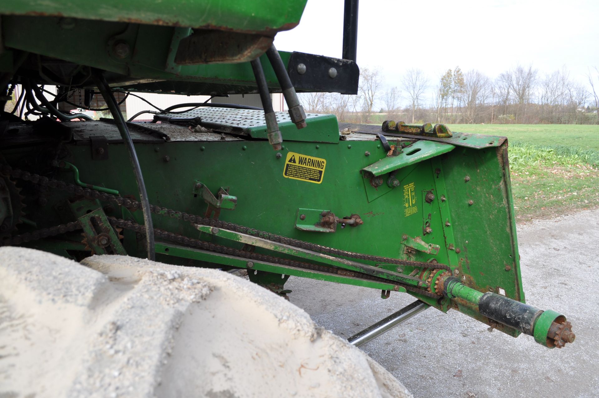 John Deere 6620 combine, Titan II, diesel, 4WD, hydrostatic, newer elevator chain, 30 A on straw - Image 12 of 25