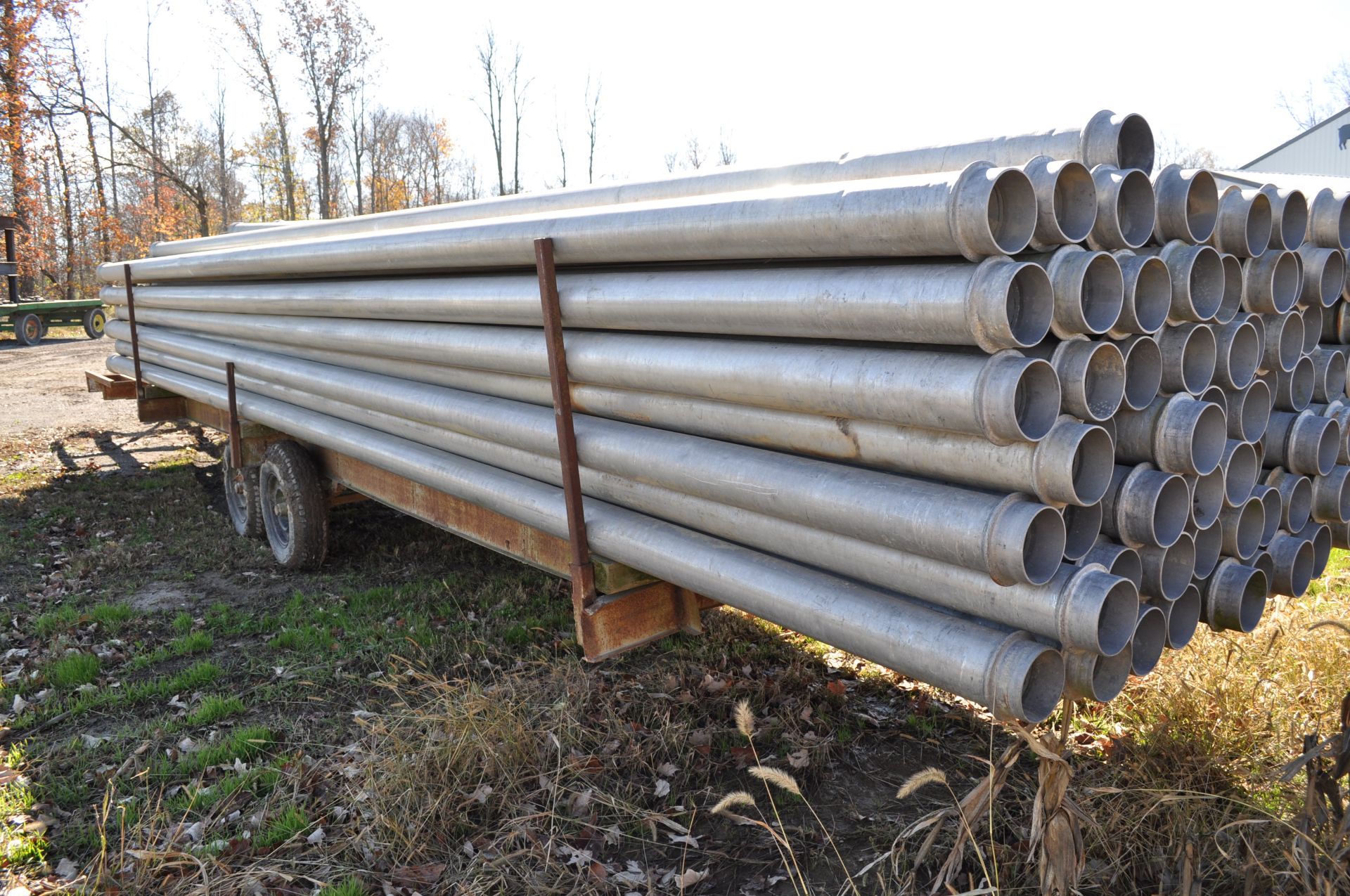 92) 30’x 6” aluminum irrigation pipes - Image 7 of 7