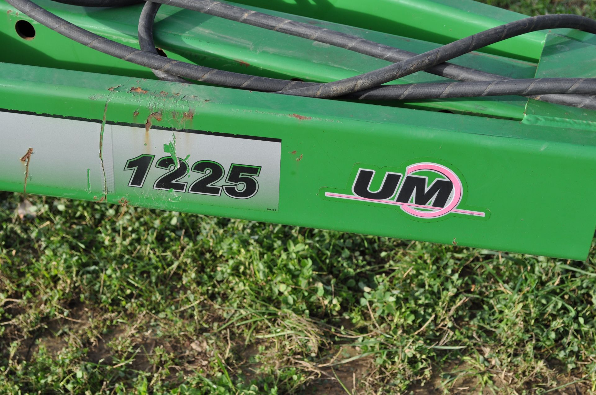 16’ Unverferth 1225 rolling harrow, 9.5L-15SL tires, front leveling harrow w/ double rolling basket, - Image 7 of 16