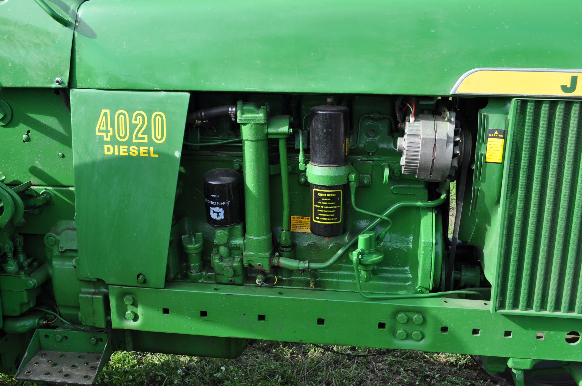 John Deere 4020 tractor, diesel, power shift, dual hydr, 3-pt, 540/1000 PTO, new 18.4-34 rears & - Image 12 of 21