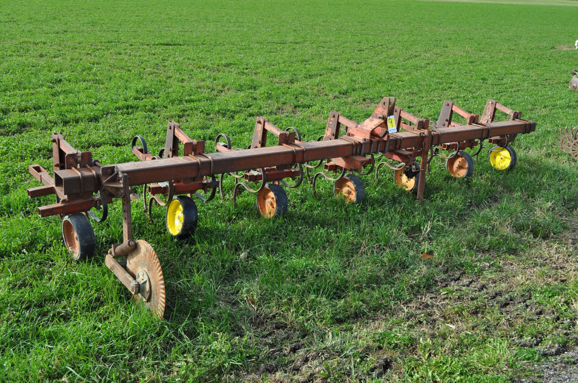 Westgo cultivator, 6-row, 30” Danish tine, 3-pt