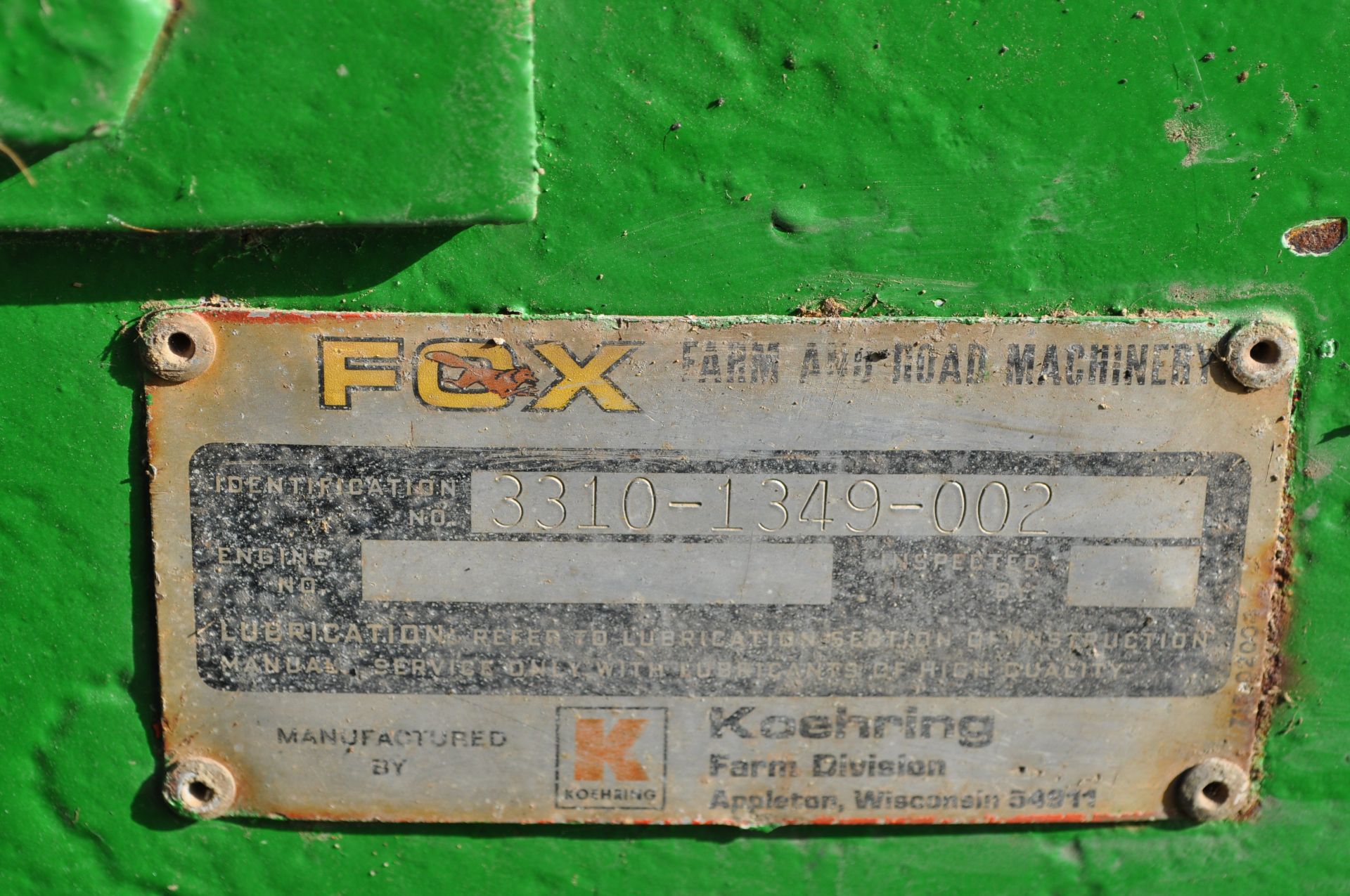 Fox chopper w/ 7234 corn head, 2-row, kernel processor, 9.5-24 tires, hydr swing chute - Image 5 of 15