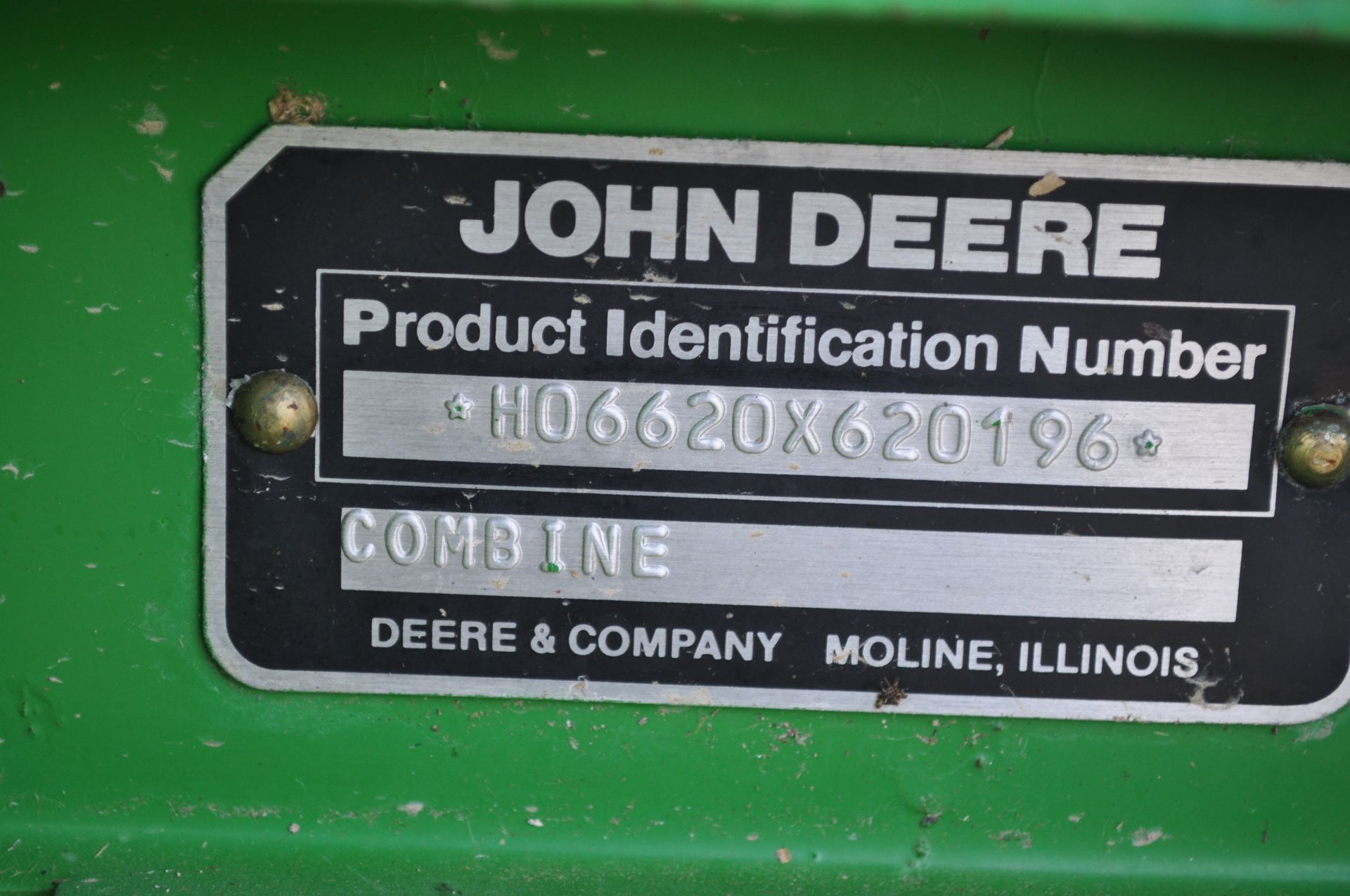 John Deere 6620 combine, Titan II, diesel, 4WD, hydrostatic, newer elevator chain, 30 A on straw - Image 17 of 25