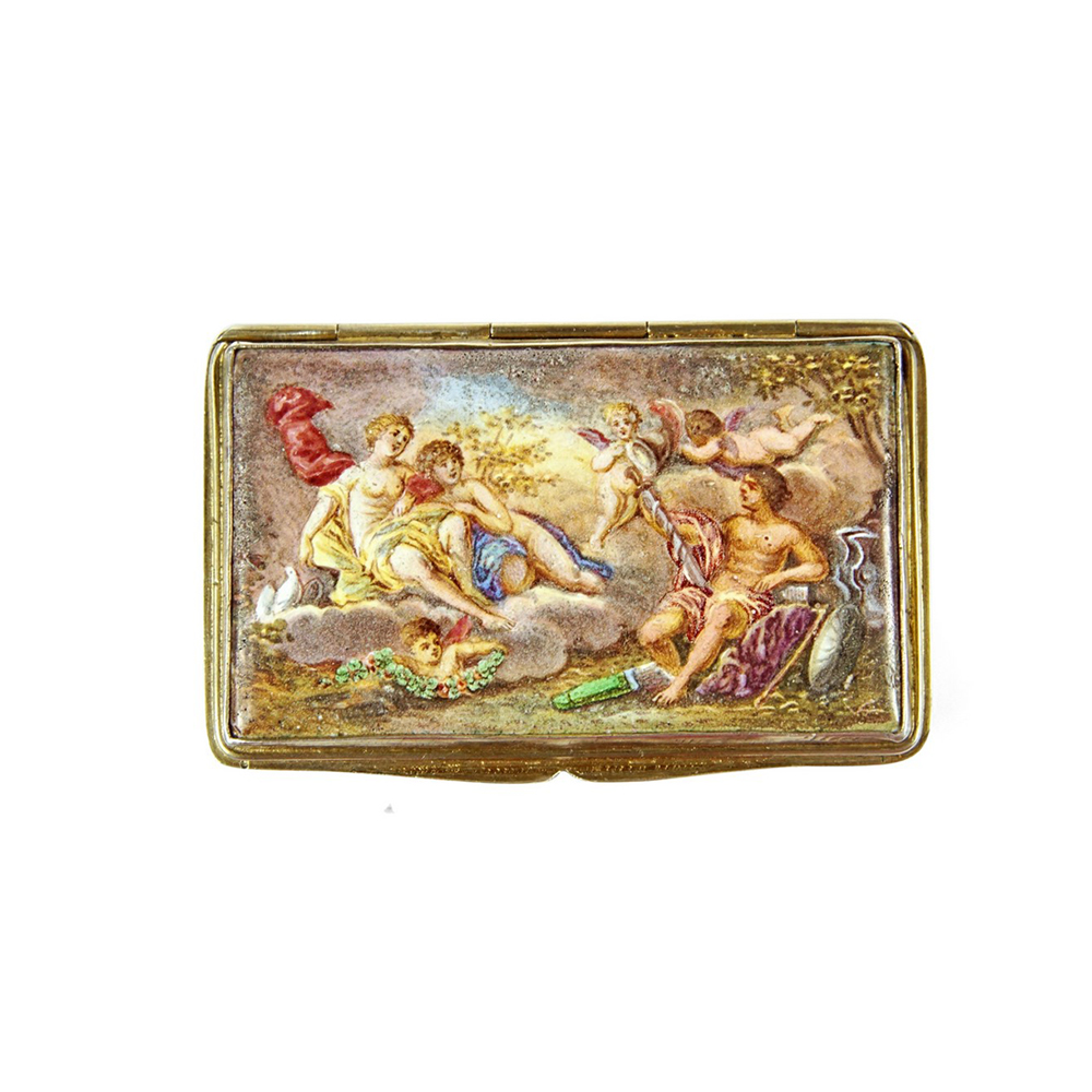 A 19th Century Viennese Enamel Snuff Box