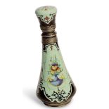 Sliver and Enamel Perfume bottle