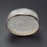 Louis XVI silver mounted Rock Crystal Snuff Box