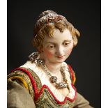 Petite Neapolitan lady with Silver Necklace 1200/1800