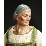 Neapolitan Elderly Lady with Modeled Cap 1800/2500