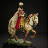Neapolitan Balthazar, King of Arabia, in Splendid Robes, on Horseback 10,000/12,000