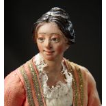 Neapolitan Lady with Smiling Expression 1800/2200