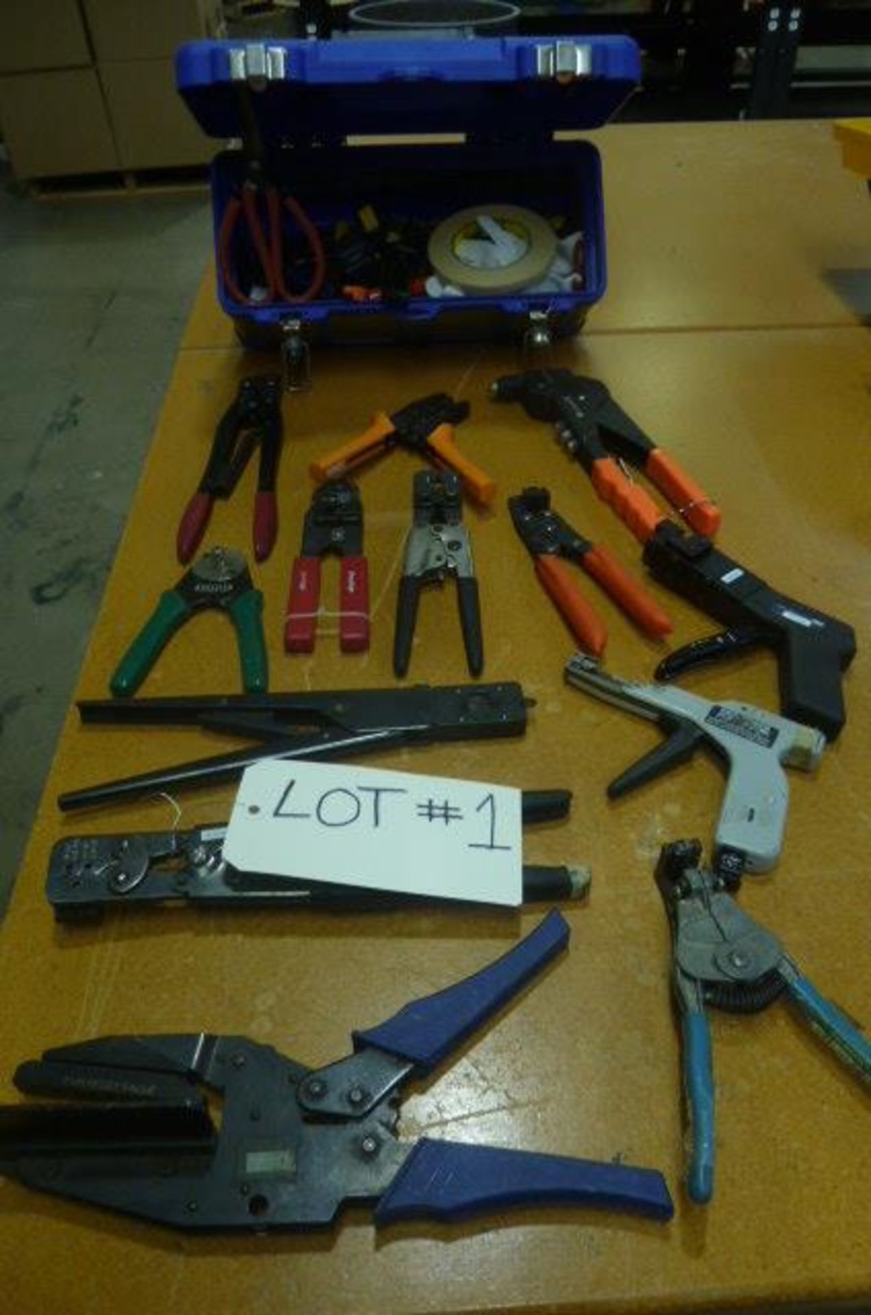 Crimping Tools, Strippers Rivet Gun, Receptacle from JST, Prestige, AMP, and Arrow - Image 4 of 4