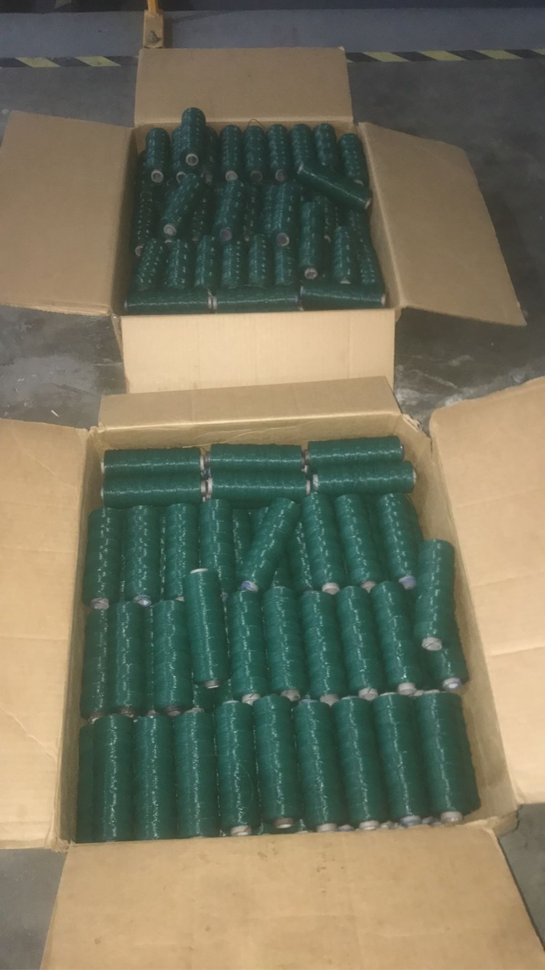 Nylon Braid approximately 100 pcs per box, 2 boxes Total - app. 200 total (Green)