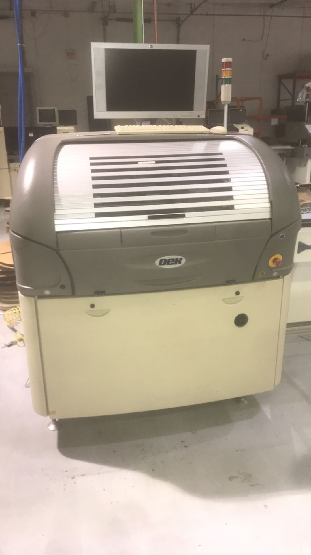 DEK ELA, SN: 282153 stencil printer