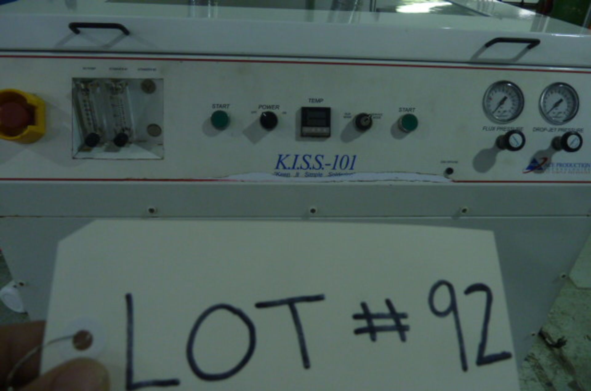 Ace Production K.I.S.S. Selective soldering machine Md. 101, SN: 2A2105 - Image 2 of 6