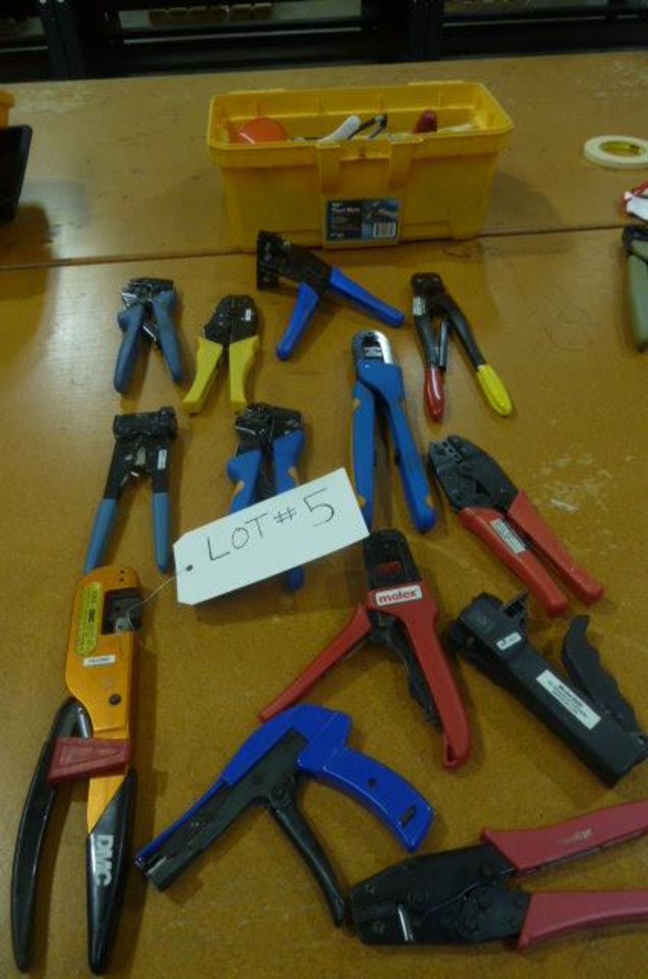 Crimping tools, presser, strippers, cutter,notcher, cable tie gun from AMP, Tyco, TE, Molex, & DMC - Image 4 of 4