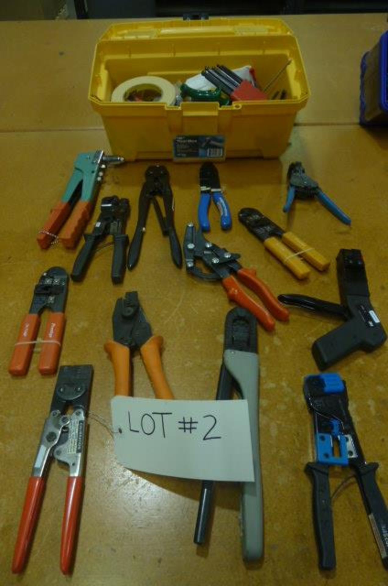 Crimping tools, cutters and rivet gun. From Ideal, Molex, Prestige, Pittsburg Forge, AMP, & Klinks - Image 2 of 6