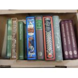 FOLIO SOCIETY.  10 vols. or sets in slip cases.