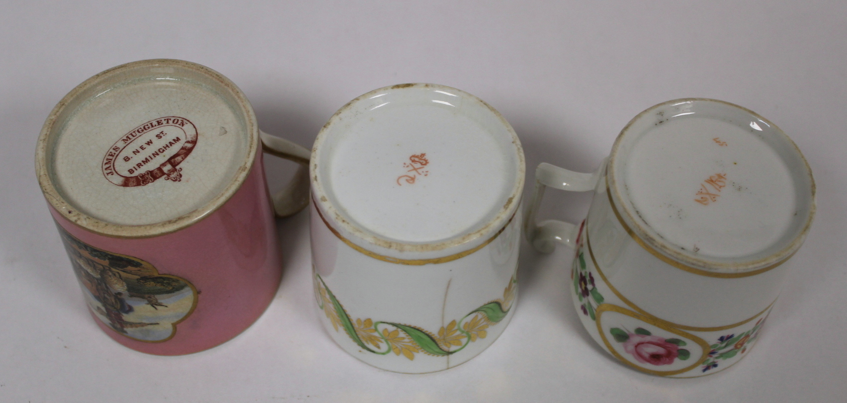 Ten early 19th century English porcelain coffee cans, mainly Derby with some Spode; also 19th - Image 6 of 6