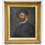 19TH CENTURY BRITISH SCHOOL.Copy of a portrait of a 16th century Italian gentleman.Oil on canvas.