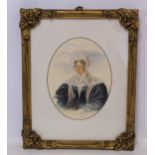 EARLY 19TH CENTURY BRITISH SCHOOL.Portrait of Miss Judith Walter, daughter of the Reverend Philip