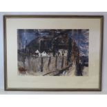 ARCHIE SUTTER WATT (1915 - 2005)Kirgunzeon Village South West Scotland Dumfrieshire.Watercolour.