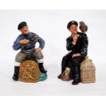 Two Royal Doulton figures, 'The Lobster Man' HN 2317, and 'Shore Leave' HN 2254, 18cm and 18.5cm