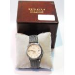 Sewills gent's stainless steel Automatic watch, on strap, with box.