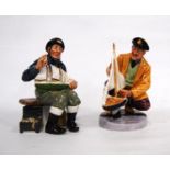 Two Royal Doulton figures, 'Tall Story' HN 2448, and 'Sailor's Holiday' HN 2442, 16cm high.   (2)