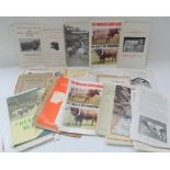 Shorthorn Cattle & Others.  A bundle of leaflets, catalogues & general ephemera.