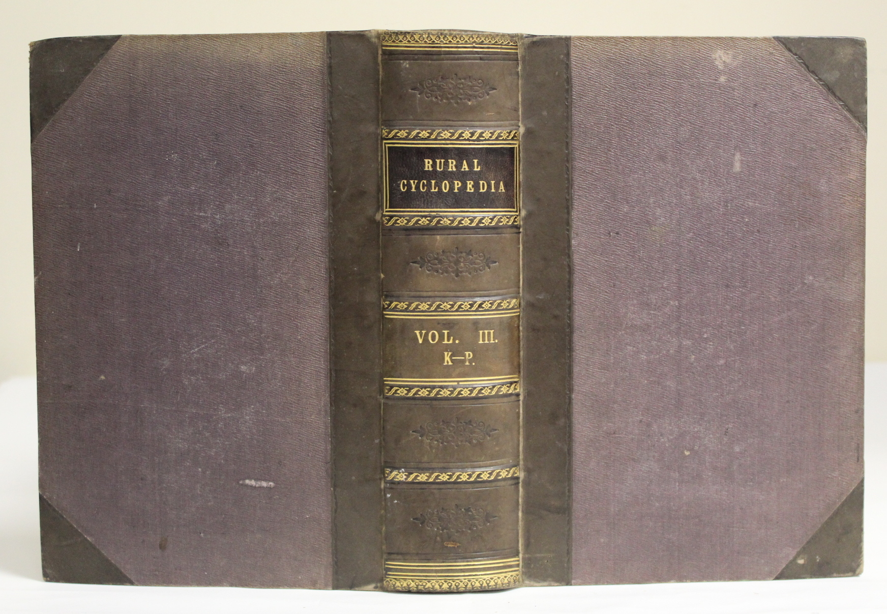 WILSON JOHN M.  The Rural Cyclopedia or A General Dictionary of Agriculture. 4 vols. Hand col. - Image 45 of 97