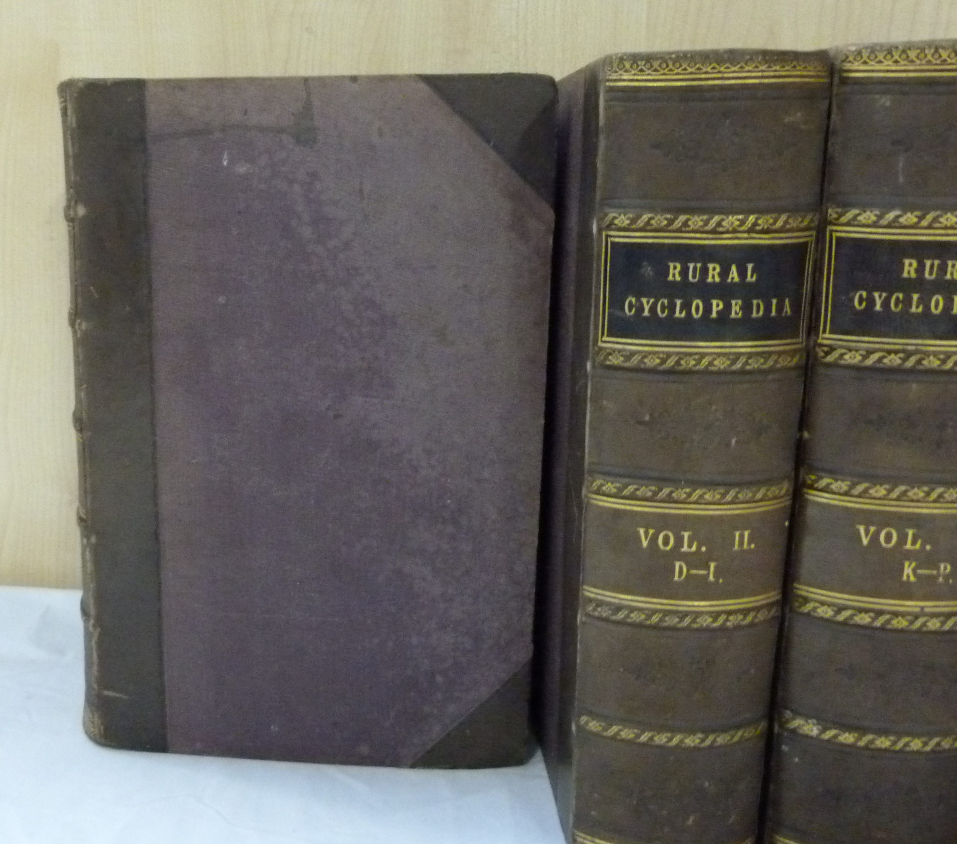WILSON JOHN M.  The Rural Cyclopedia or A General Dictionary of Agriculture. 4 vols. Hand col. - Image 2 of 97