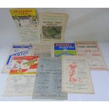 Football Programmes.  10 1950's incl. Chester -v- Workington, 1955, Workington -v- Gateshead,