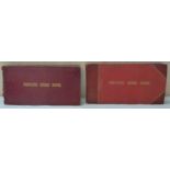 Shorthorn Private Herd Books.  2 neatly written manuscript oblong vols. with details of breeding,