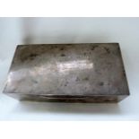 Rectangular silver cigarette box, "Shorthorn Breeders Dining Club, a gift to the members from the