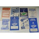 Football Programmes - Everton.  -v- Wolverhampton, October 5, 1946; -v- Derby County, October 16,