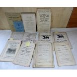 Auction Catalogues.  Collection of Harrison & Hetherington 1949 sale catalogues for Carlisle,